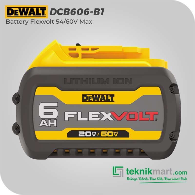 Dewalt Battery Li-Ion Baterai 54/60V DCB606
