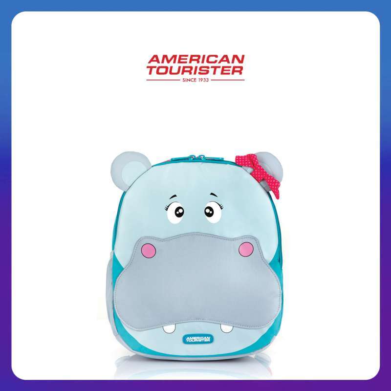 American tourister back to school backpack woodle 01 grey hippo outlet