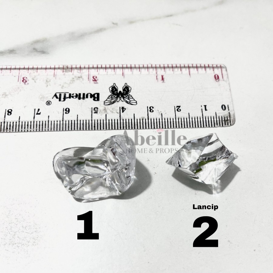 Jual Es Batu Pecahan Broken Fake Ice Cube Properti Foto - Model 2