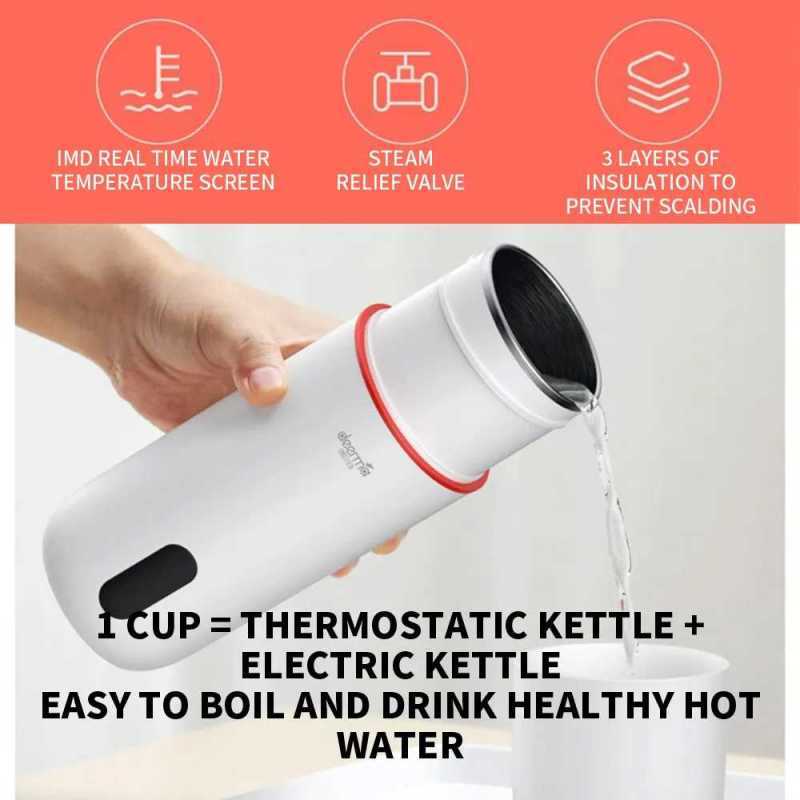 Hot Water Cup Deerma Portable Kettle Jual Deerma Smart Pot Kettle