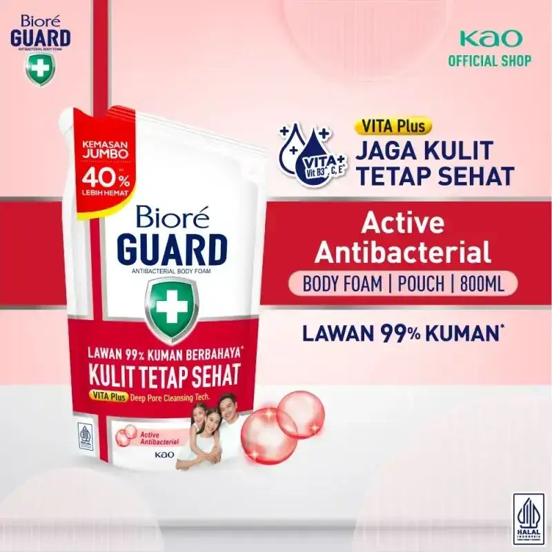 Biore Body Wash 800 Active Antibacterial Gratis Ongkir 🔥 Harga Murah ...