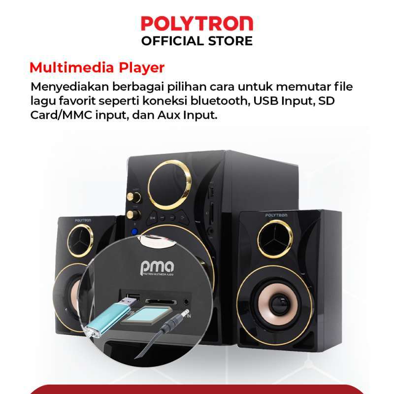 Polit Rốn Promo Polytron Multimedia Speaker Pma 9310 /bg Diskon 2% Di Seller ...