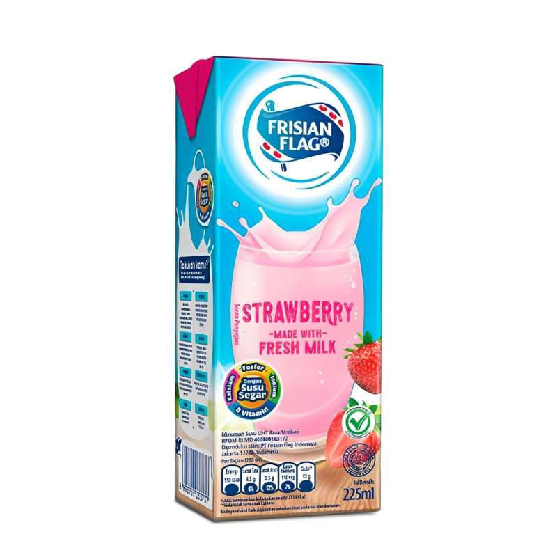 FRISIAN FLAG UHT RASA STROWBERI 225ML