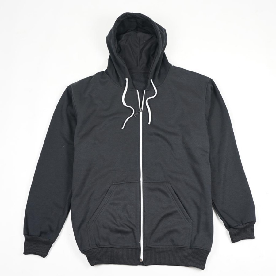 Jual Dailyoutfits Jaket Sweater Polos Hoodie Zipper Series Limited Edition Unisex Premium Quality Big Size 4xl Black Di Seller Daily Outfits Official Store Daily Outfits Official Kota Tangerang ...