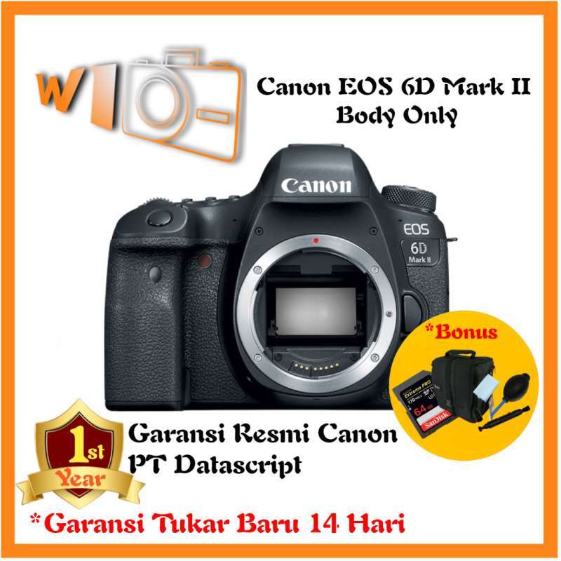Full Frame 6d Video Digital Camera Canon EOS 6D Mark II Full Frame