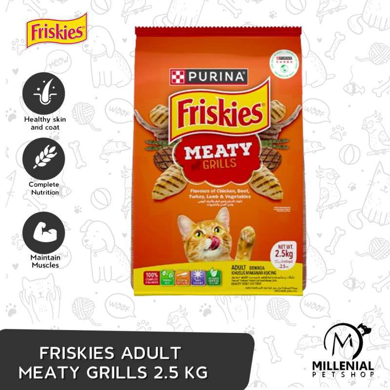 Promo Makanan Kucing Friskies Meaty Grill 3kg Friskis 3 Kg Non Repack Diskon 23 Di Seller Millenial Petshop Pekayon Kota Jakarta Timur Blibli