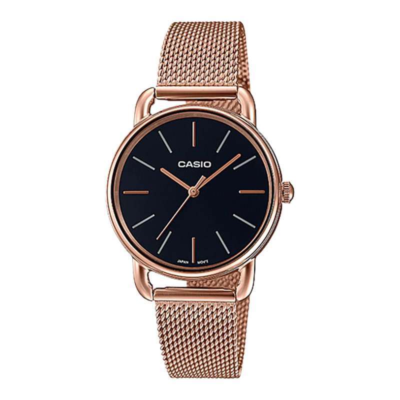 Promo Jam Tangan Wanita Casio General Ltp e412mpg 1adf Ladies Black Dial Rose Gold Mesh Band Diskon 35 Di Seller Machtwatch Official Store Kedoya Utara Kota Jakarta Barat Blibli