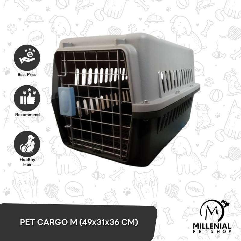Promo Pet Cargo Medium Kecil Kandang Hewan Murah Kucing Anjing Cat
