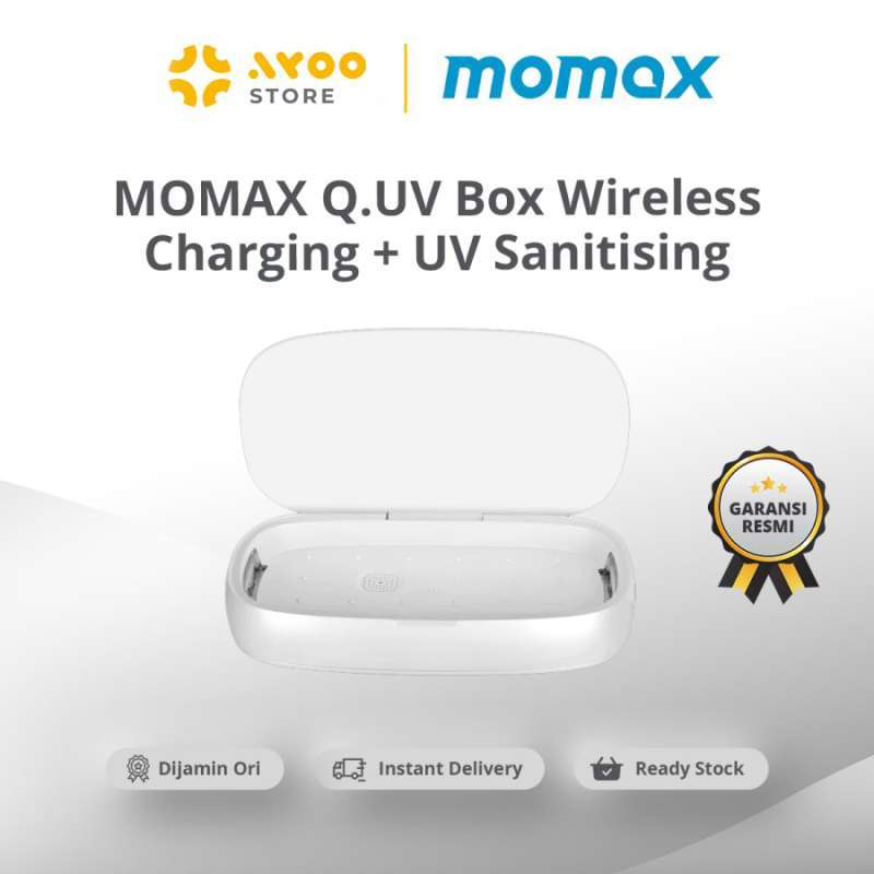 Jual Momax Box Wireless Charging Uv Sanitising Box [qu1w