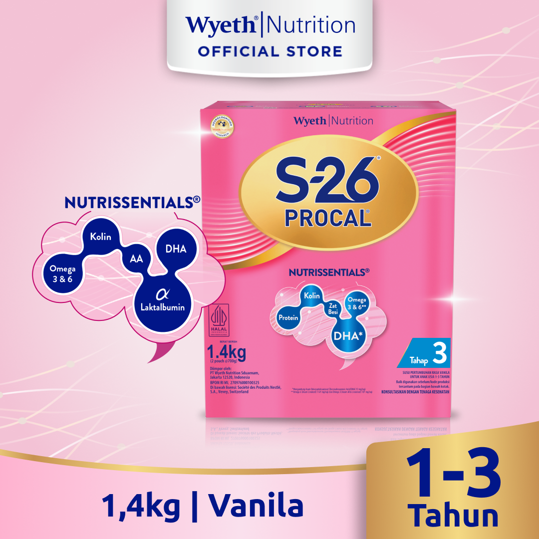 Procal 5 Promo S-26 Procal Tahap 3 Susu Formula 1400 G Diskon 34% Di Seller S26 ...