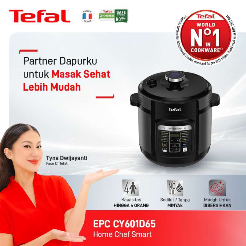 Promo Tefal Home Chef Smart Cy601 Pressure Cooker Slow Cooker Presto Diskon 44 Di Seller Tefal Official Store Tefal Official Store Kota Tangerang Blibli