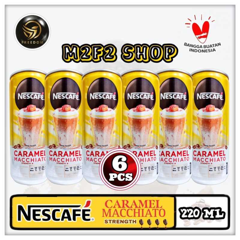 Jual Kopi Nescafe Ala Cafe Caramel Macchiato Kaleng Can 220 ml