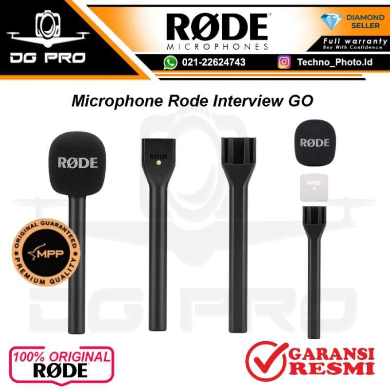 Handheld Mic Reporters Promo Rode Interview Go Microphone Reporter For Wireless Go Acc ...