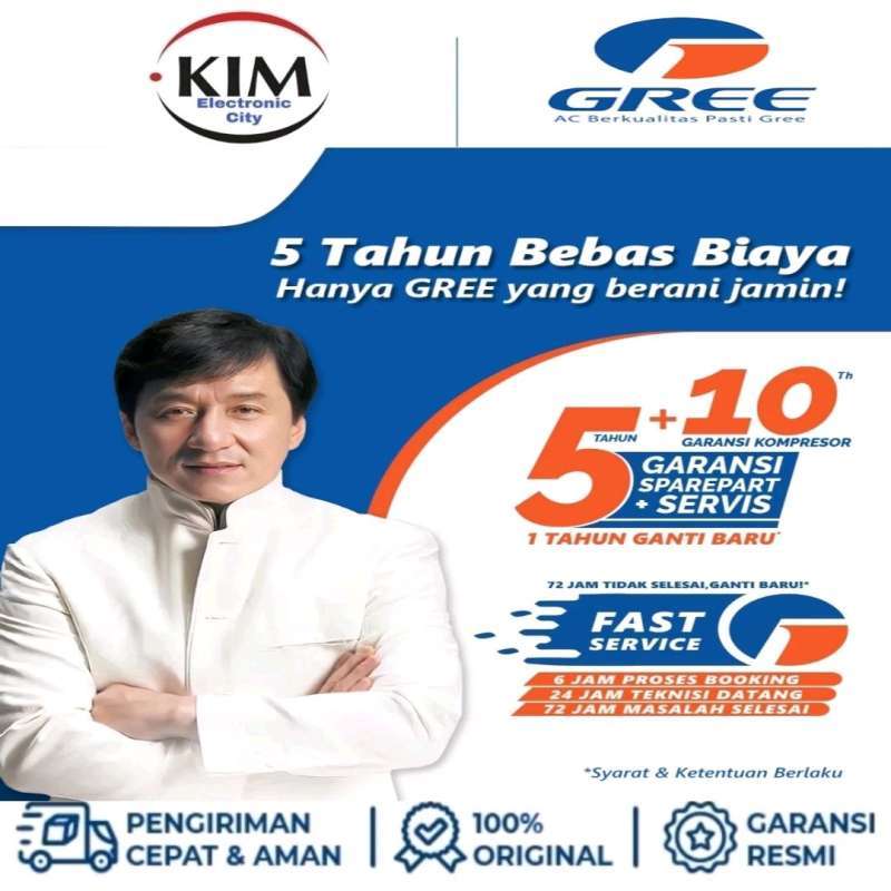 Jual AC GREE 0.5 PK PK GWC05M005S 1/2 PK GOLDFIN R32 [INDOOR+OUTDOOR