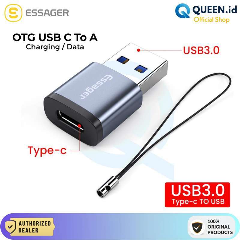 Essager Converter OTG Adapter USB TYPE C TO USB Fast Charging