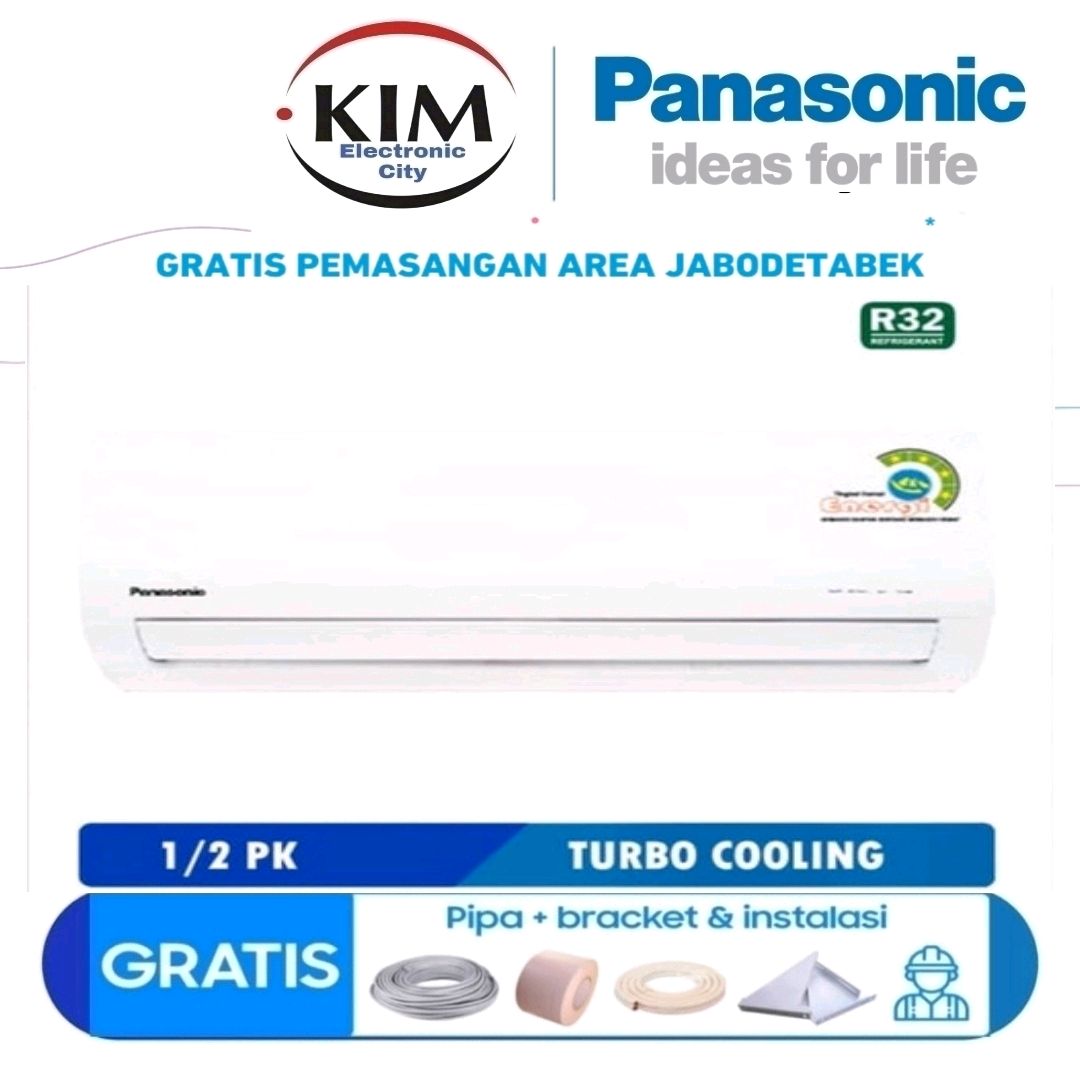Jual AC PANASONIC 0.5 PK - ZN-5YKP 1/2 PK TURBO COOLING R32 [GARANSI ...