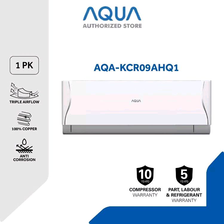 Jual Ac Aqua Japan 1 Pk Aqakcr 9ahq1 1 Pk R32 [indoor+outdoor Unit Only] Garansi Resmi Di