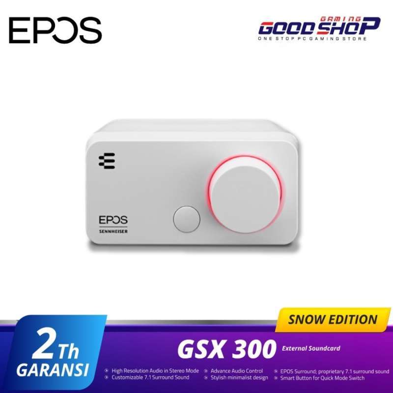 GSX300 Epos GSX 300 / GSX300 Snow EDITION - External Sound Card