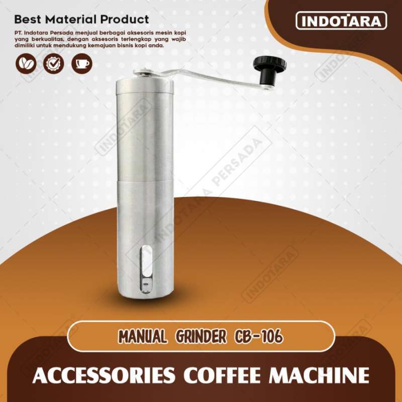 Gilingan Kopi Manual Manual Coffee Grinder Stainless Steel CB106