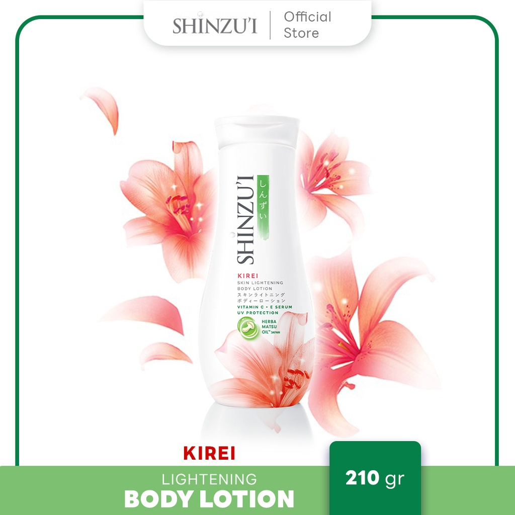Shinzui store body lotion