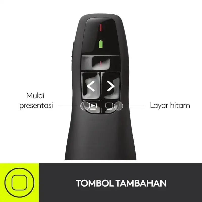 Jual Logitech R400 Remote Pointer Presenter Wireless Laser Merah Di ...