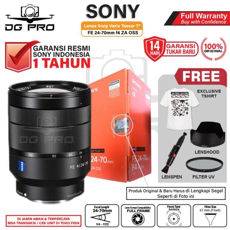 SONY FE 24-70mm F4 ZA OSS（Jual Sony FE 24-70mm F4 ZA OSS