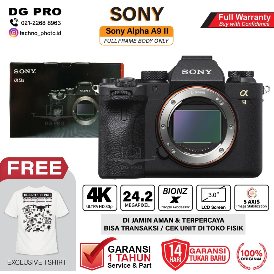 Jual Sony Alpha 9 Mark Ii Original Murah - Harga Diskon Maret 2024 | Blibli
