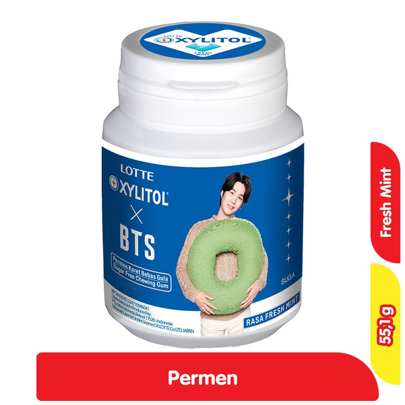 Jual Lotte Xylitol Permen Karet Fresh Mint 55,1 G Di Seller Alfamart