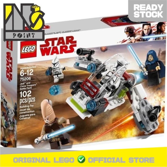 Promo Lego Star Wars 75206 Jedi And Clone Troopers Battle Pack Blocks Stacking Toys Diskon 5 Di Seller Inspoint Official Store Inspoint Kota Jakarta Selatan Blibli