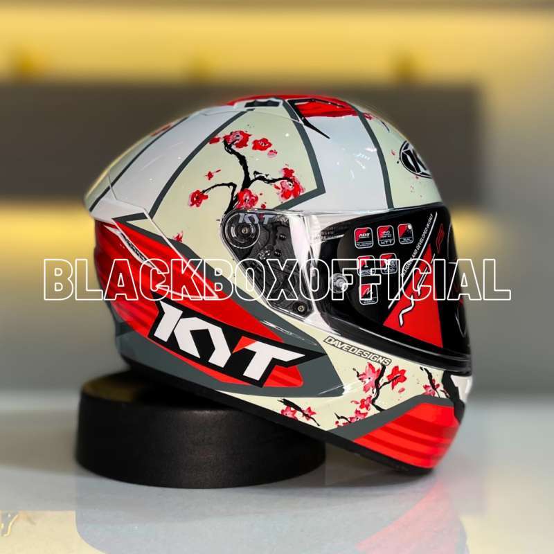 Xavi Sakura Kyt Nfj Full Face KYT Helmets NFJ [XAVI SAKURA EDITION