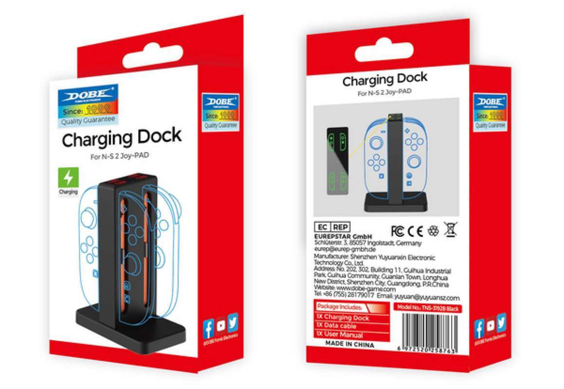 Jual Dobe Charging Dock For Nintendo Switch 2 Joy-con / Sw2 / Nsw 2 Di ...