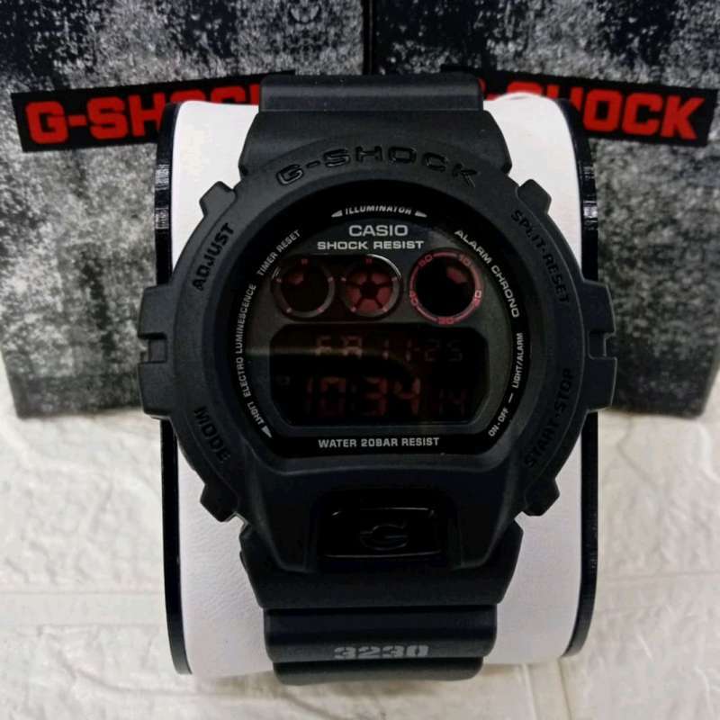 CASIO ORIGINAL CASIO G-SHOCK DW-6900MS-1DR JAM TANGAN PRIA JAM PRIA LA  RUBBER G SHOCK GSHOCK CASIO DW-6900MS-1D DW 6900MS 1D 6900 MS DW6900