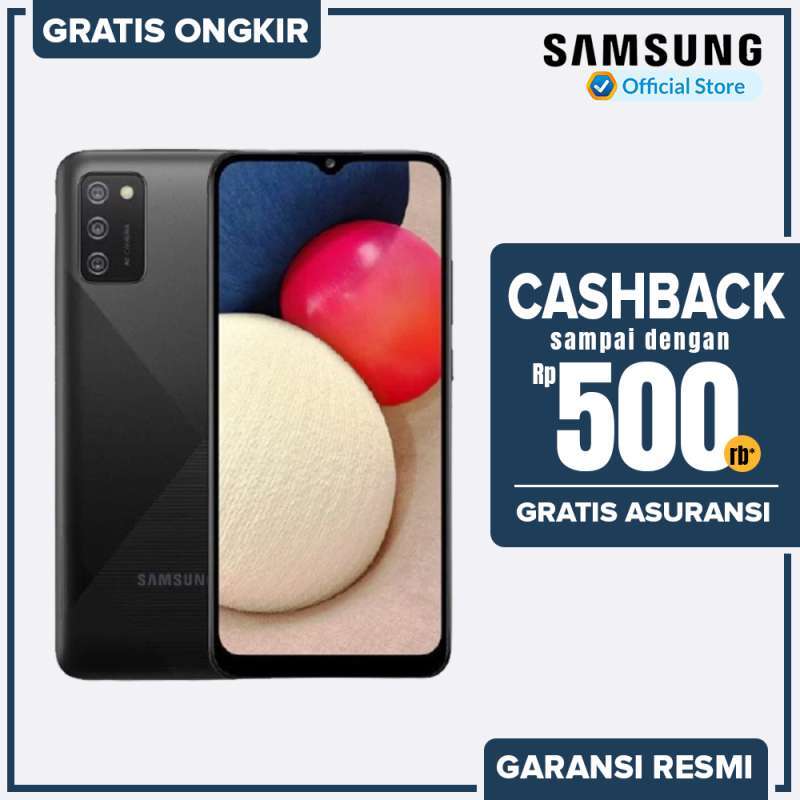 Jual Samsung Galaxy A03s Smartphone [4 GB/ 64 GB] - Black di Seller ...