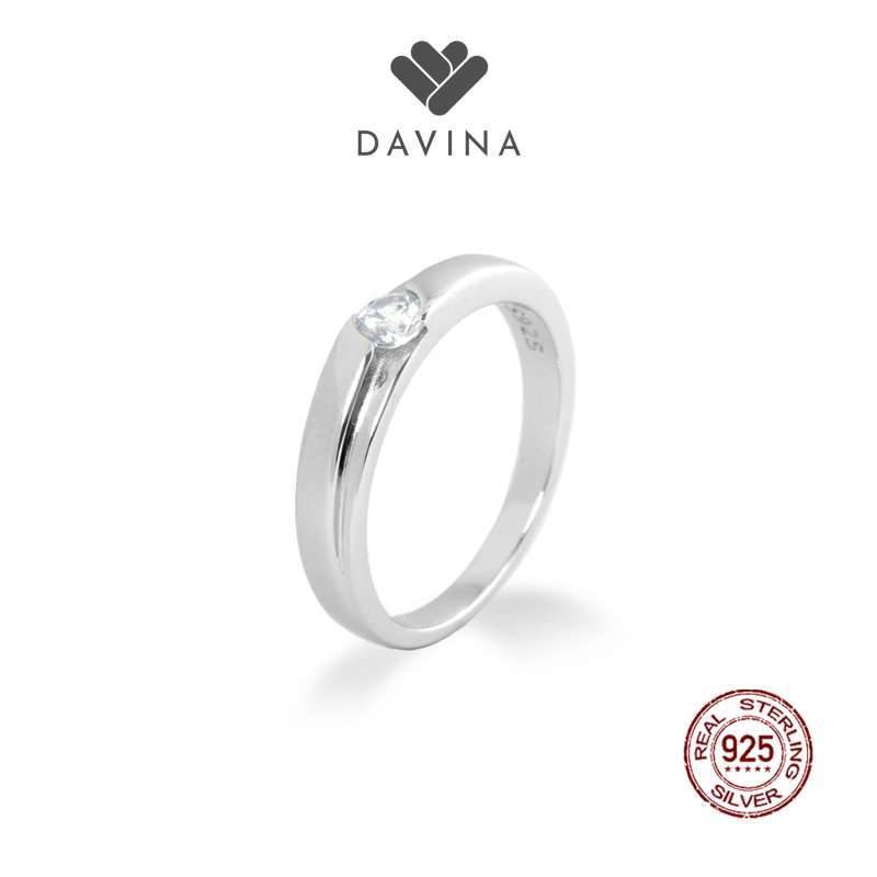Cincin Pernikahan S925 Bague Jual Davina Men Oscar Ring Sterling