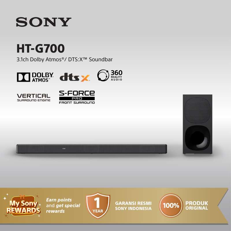 ソニー サウンドバー HT-G700 3.1ch 4K HDR HDMI付属 Dolby Atmos DTS:X Bluetooth 対応 未使用 ソニー サウンドバー HT-G700 3.1ch 4K HDR - メルカリ