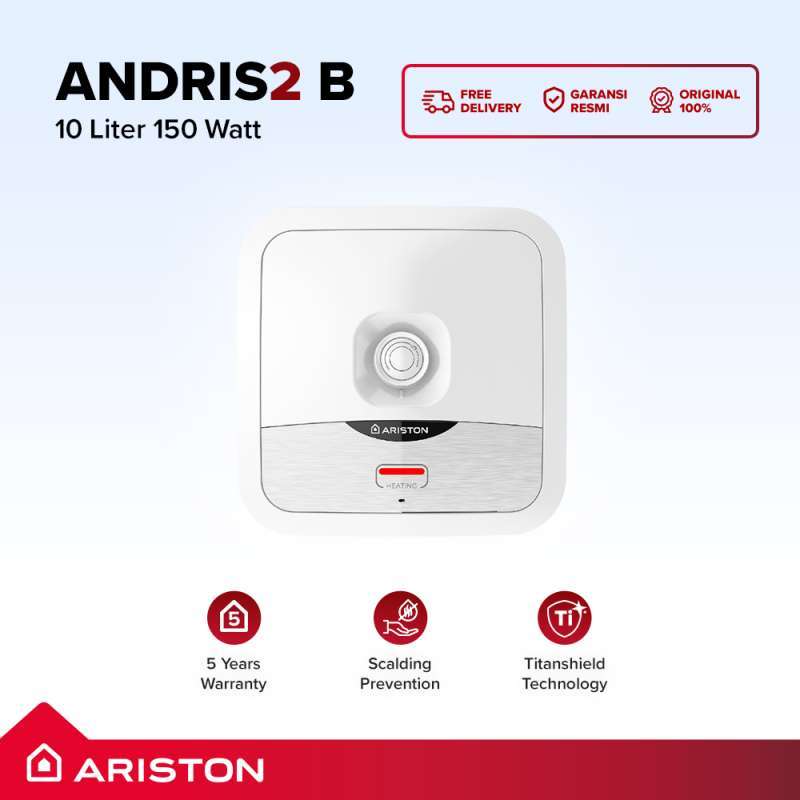 Promo Ariston Water Heater Andris2 B 10 Liter 150 Watt Diskon 42