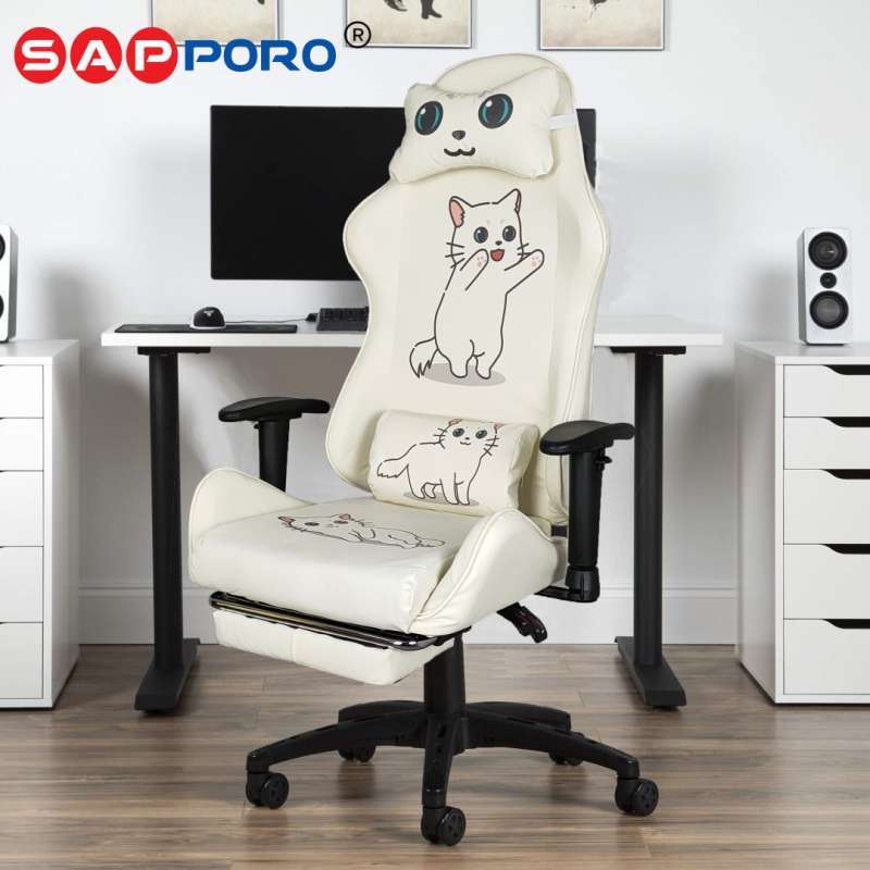 Promo [ BIG PROMO ] SAPPORO DALLAS CAT Gaming Chair Karakter 2D