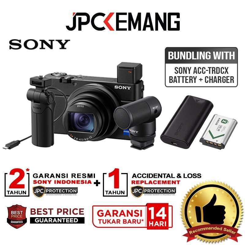 JPC KEMANG Sony RX100 VII with Sony ECM G1 Pocket Camera RX-100 Mark VII  GARANSI RESMI