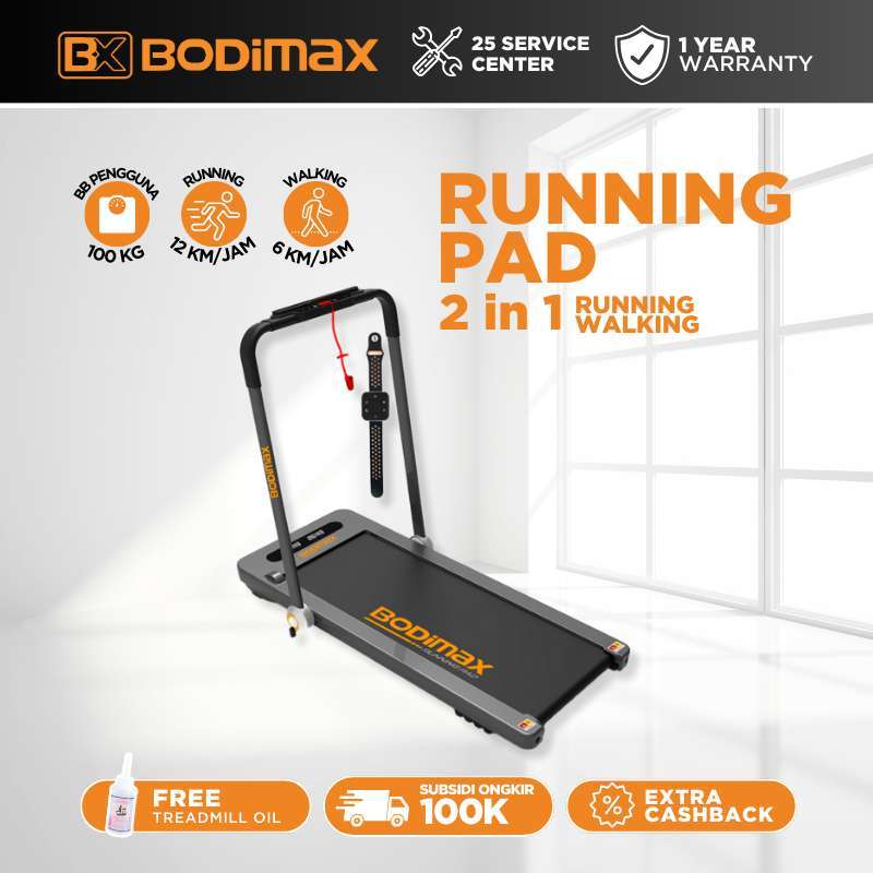 Treadmill body max clearance