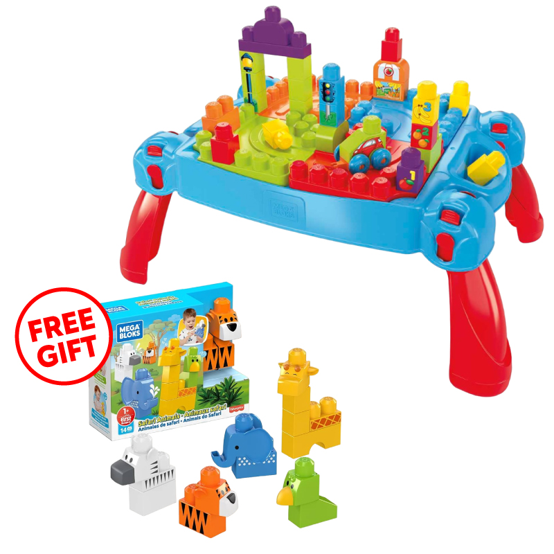 Lego mega top bloks table