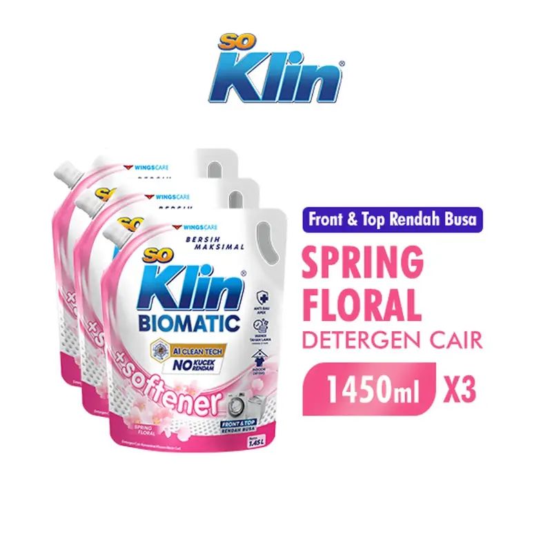 Soklin Biomatic Front Load 3 Gratis Ongkir 🔥 Harga Murah April 2026
