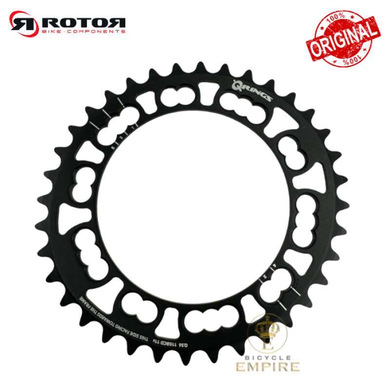 ROTOR QRINGS 34t BCD110×5 11s ROTOR Q RINGS 50-34T BCD110 楕円