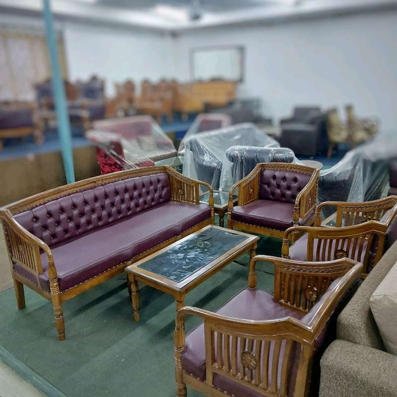 Promo SET Sofa Kursi Tamu Jati SHERATON 3111 Meja Tamu 2