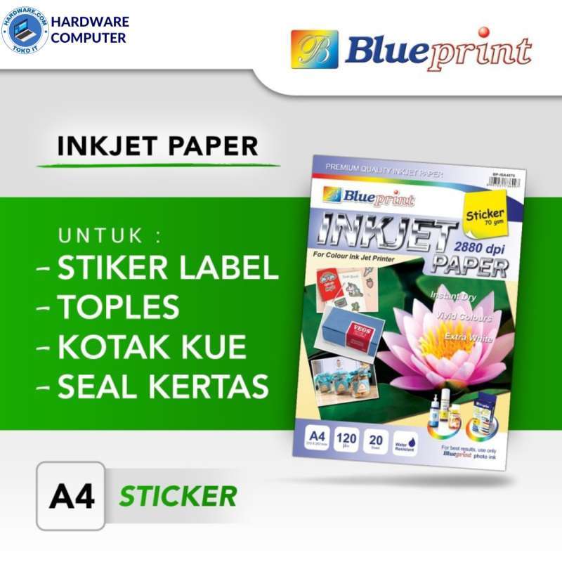 Jual Blueprint Inkjet Photo A4 Original Harga Termurah April 2024 | Blibli