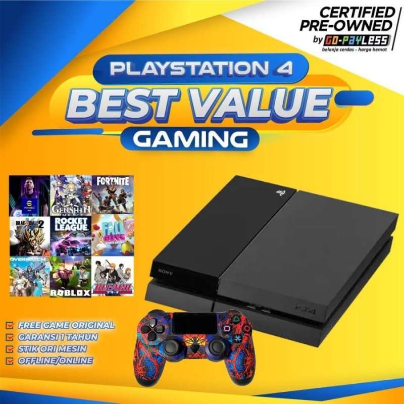 PS4 FAT Original Playstation Garansi Tahun