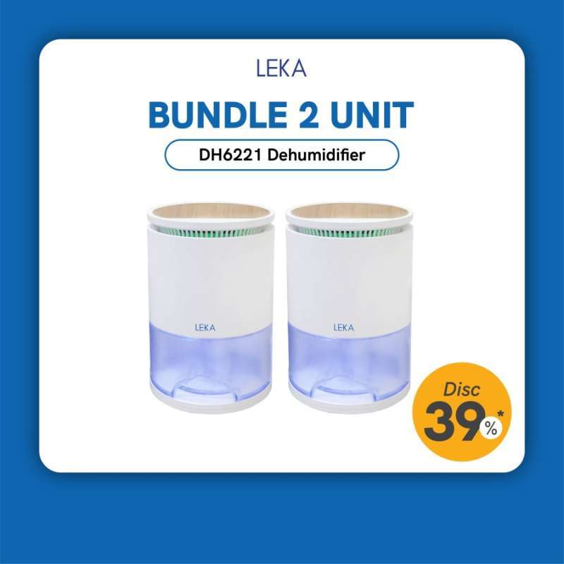 Jual Bundling Hemat 2 Unit Leka Dh6221 Dehumidifier - Serap Air ...