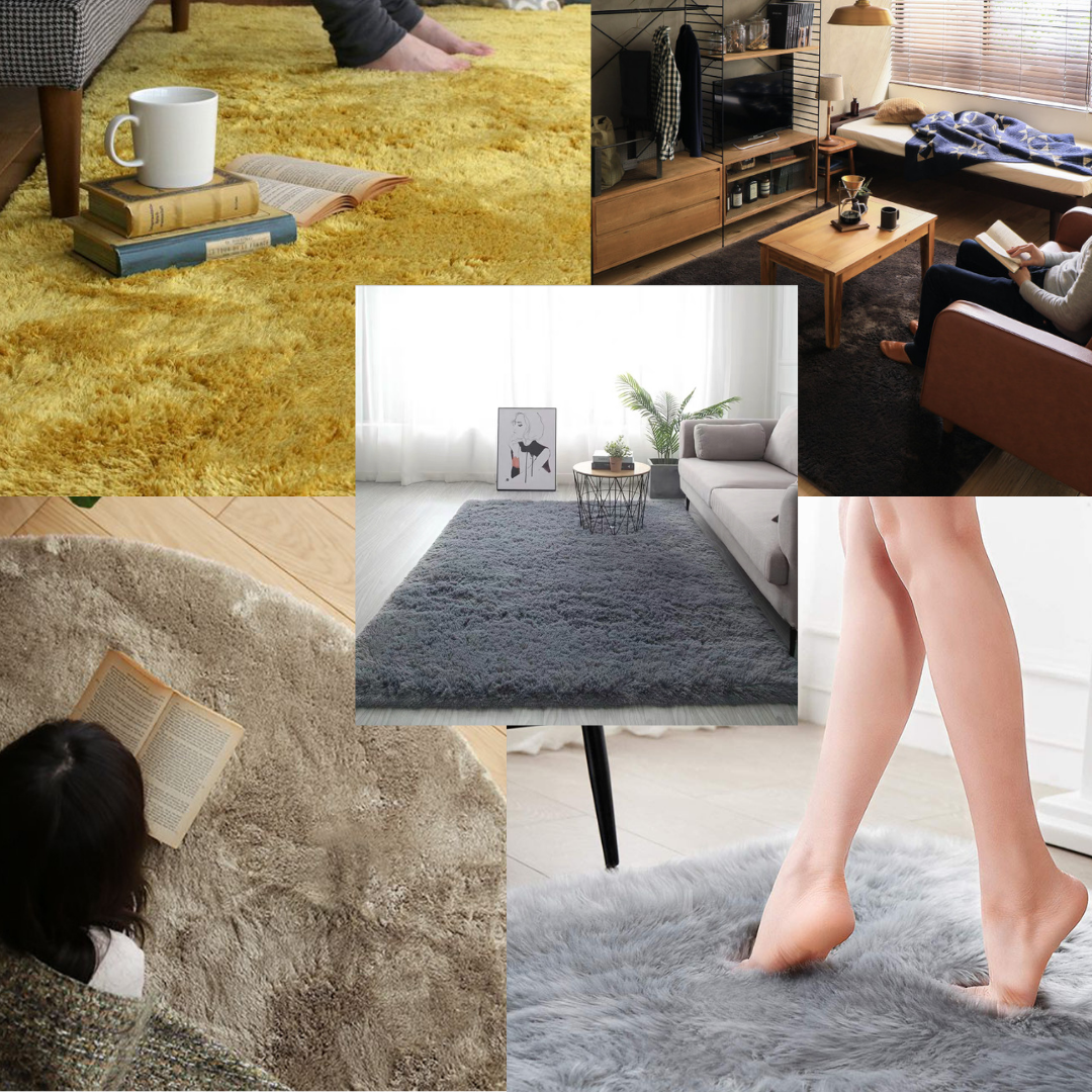 Karpet Rasfur Promo Karpet Bulu Rasfur Bulat Isi Polyfoam Ukuran Diameter 120cm Tebal ...