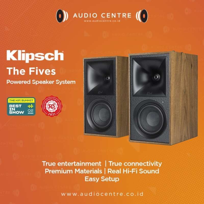 Klipsch The Fives Active Bookshelf Speaker