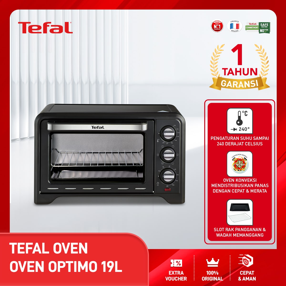 Tefal shop optimo 19l
