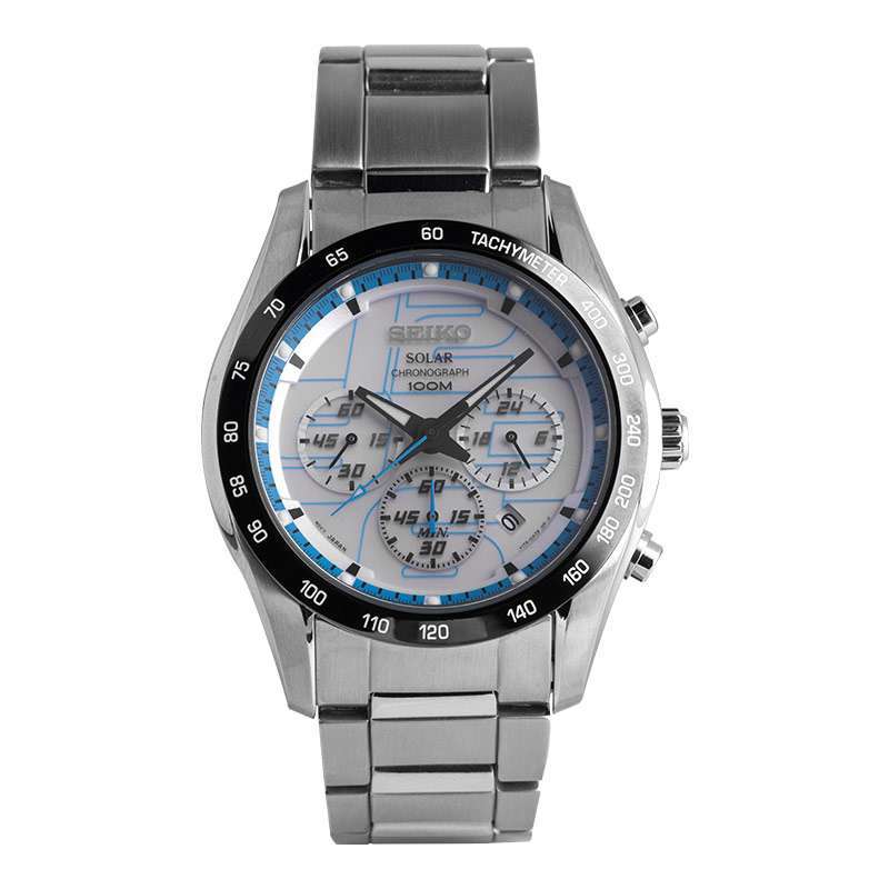 Seiko chronograph 100m duophonic solar